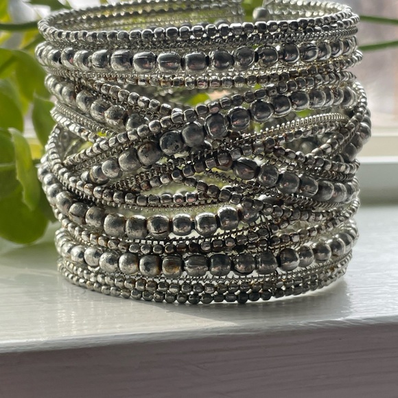 Source Unknown Jewelry - Source Unknown Silver Multi-Strand Bracelet